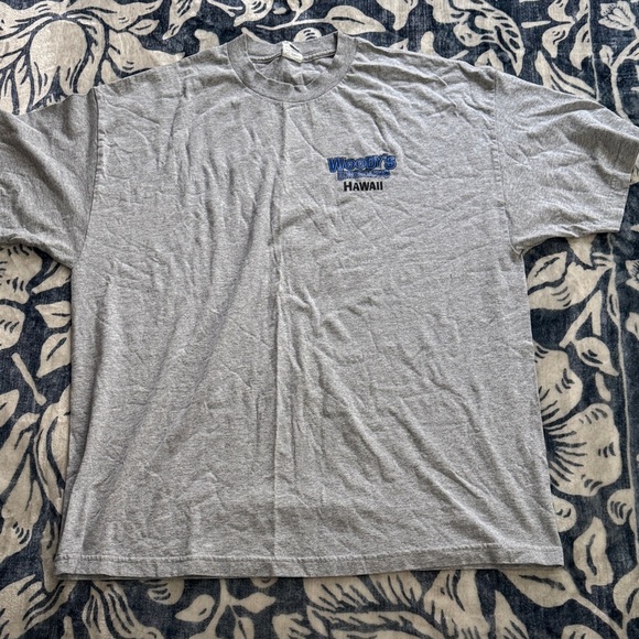 Gray Woody's Longboards Graphic T-Shirt 2XL - Picture 3 of 8